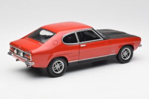 Ford Capri Mk1 2600 RS Roșu Negru Minichamps 1:18 180089071 Metal - imaginea 3 din 8