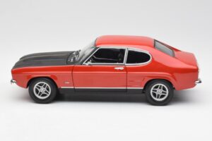 Ford Capri Mk1 2600 RS Roșu Negru Minichamps 1:18 180089071 Metal - imaginea 4 din 8