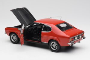 Ford Capri Mk1 2600 RS Roșu Negru Minichamps 1:18 180089071 Metal - imaginea 5 din 8
