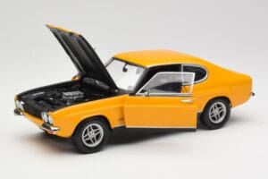 Ford Capri 2600 RS Signal Galben Cu Negru Minichamps 1:18 180089070 Metal - imaginea 2 din 8