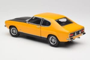 Ford Capri 2600 RS Signal Galben Cu Negru Minichamps 1:18 180089070 Metal - imaginea 7 din 8