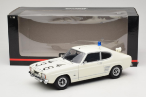 Ford Capri Autobahnpolizei Dusseldorf Minichamps 1:18 150089090 Metal - imaginea 8 din 8