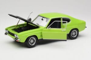 Ford Capri Mk1 RS 2600 Verde & Negru Minichamps 1:18 150089075 Metal - imaginea 2 din 8