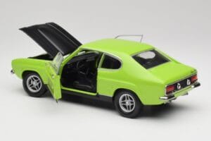 Ford Capri Mk1 RS 2600 Verde & Negru Minichamps 1:18 150089075 Metal - imaginea 5 din 8