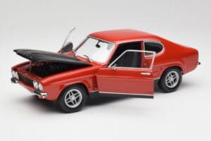 Ford Capri Mk1 RS 2600 Roșu & Negru Minichamps 1:18 150089076 Metal - imaginea 2 din 8