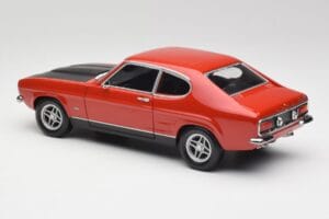 Ford Capri Mk1 RS 2600 Roșu & Negru Minichamps 1:18 150089076 Metal - imaginea 7 din 8