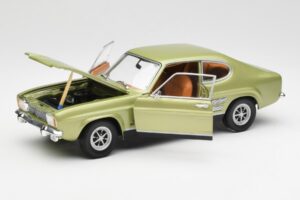 Ford Capri Mk1 Verde Deschis Metalizat Minichamps 1:18 18008900 Metal - imaginea 2 din 8