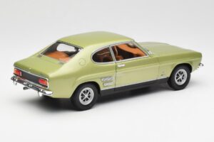 Ford Capri Mk1 Verde Deschis Metalizat Minichamps 1:18 18008900 Metal - imaginea 3 din 8