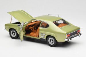 Ford Capri Mk1 Verde Deschis Metalizat Minichamps 1:18 18008900 Metal - imaginea 5 din 8