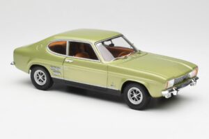 Ford Capri Mk1 Verde Deschis Metalizat Minichamps 1:18 18008900 Metal - imaginea 6 din 8