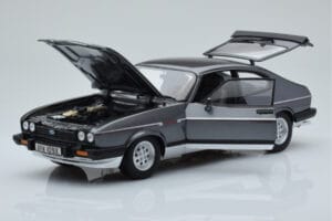Ford Capri Mk3 2.8 Injection RHD Gri Grafit Norev 1:18 182725 Metal - imaginea 2 din 8