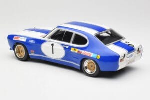 Ford Capri Mk1 RS 2600 #1 D. Glemser Ford Deutschland Winner Brno ETCC 1972 Minichamps 1:18 155728501 Metal - imaginea 5 din 6