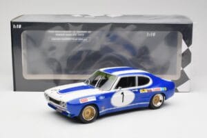 Ford Capri Mk1 RS 2600 #1 D. Glemser Ford Deutschland Winner Brno ETCC 1972 Minichamps 1:18 155728501 Metal - imaginea 6 din 6
