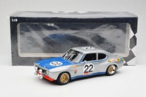 Ford Capri Mk1 RS 2600 #22 Ford Koln D. Glemser / A. Soler-Roig Winners 24 Hours of Spa 1971 Minichamps 1:18 155718522 Metal - imaginea 6 din 6