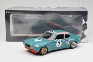 Ford Capri Mk1 RS 2600 #7 J. Stewart / F. Cevert Ford Köln 6 Hours of Paul Ricard 1972 Minichamps 1:18 155728507 Metal - imaginea 6 din 6