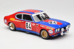 Ford Capri Mk1 RS 2600 #84 Shark Team 24 Hours of Le Mans 1972 Minichamps 1:18 155728584 Metal - imaginea 4 din 6