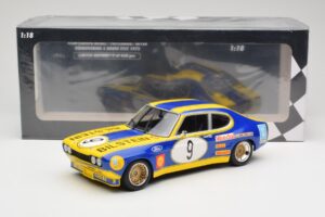 Ford Capri Mk1 RS 2600 #9 K. Fritzinger / H. Heyer Team Europa Möbel 6 Hours of Nürburgring ETCC 1973 Minichamps 1:18 1557385 - imaginea 6 din 6