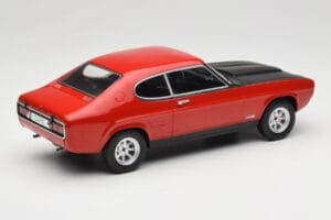 Ford Capri Mk1 RS 2600 Roșu cu Capotă Neagră MCG 1:18 MCG18538 Metal - imaginea 2 din 6