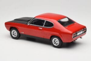 Ford Capri Mk1 RS 2600 Roșu cu Capotă Neagră MCG 1:18 MCG18538 Metal - imaginea 5 din 6