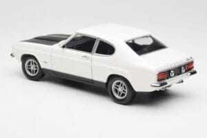 Ford Capri Mk1 RS 2600 Alb Negru Minichamps 1:18 150089078 Metal - imaginea 7 din 8