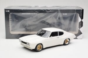 Ford Capri Mk1 RS 2600 Alb Minichamps 1:18 155708500 Metal - imaginea 6 din 6