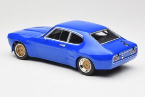 Ford Capri Mk1 RS2600 Albastru Minichamps 1:18 155708501 Metal - imaginea 5 din 6
