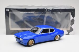 Ford Capri Mk1 RS2600 Albastru Minichamps 1:18 155708501 Metal - imaginea 6 din 6