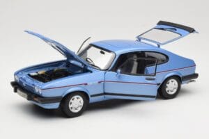 Ford Capri Mk3 2.8 Injection Paris Blue Norev 1:18 182764 Metal - imaginea 2 din 8