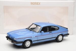 Ford Capri Mk3 2.8 Injection Paris Blue Norev 1:18 182764 Metal - imaginea 8 din 8