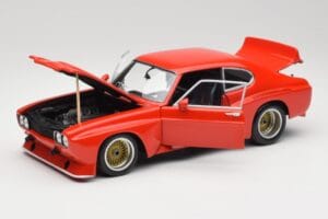 Ford Capri RS 3100 Signal Red Minichamps 1:18 180748001 Metal - imaginea 2 din 8