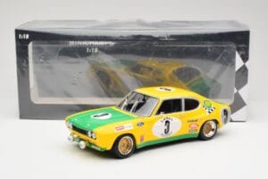 Ford Capri RS2600 BP Racing Team #3 G. Birrell / C. Bourgoignie 2nd Place 24 Hours of Spa 1972 Minichamps 1:18 155728503 Meta - imaginea 6 din 6