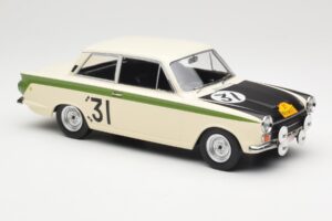 Ford Cortina Lotus #31 J. Ickx / G. Staepelaere Marathon de la Route 1966 MCG 1:18 MCG18436R Metal - imaginea 4 din 6