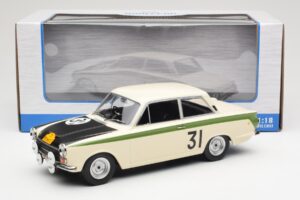 Ford Cortina Lotus #31 J. Ickx / G. Staepelaere Marathon de la Route 1966 MCG 1:18 MCG18436R Metal - imaginea 6 din 6