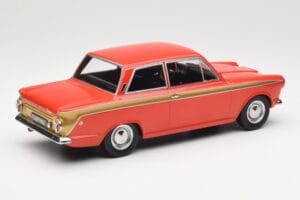 Ford Cortina Lotus Red & Gold Stripe MCG 1:18 MCG18532 Metal - imaginea 2 din 6