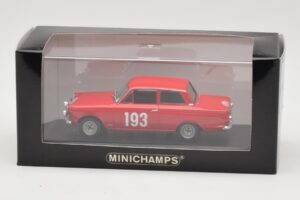 Ford Cortina Mk I #193 Rally Monte Carlo 1963 Minichamps 1:43 400638293 Metal - imaginea 4 din 4
