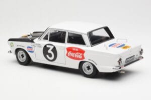 Ford Cortina Mk1 #3 P. Hughes / B. Young African Safari Rally 1964 AUTOart 1:18 86428 Metal - imaginea 7 din 8