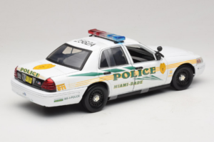Ford Crown Victoria Police Interceptor CSI Miami GreenLight 1:18 13514 Metal - imaginea 2 din 6