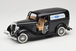 Ford Delivery Truck Ford Parts Negru Solido 1:18 8417 Metal - imaginea 3 din 8