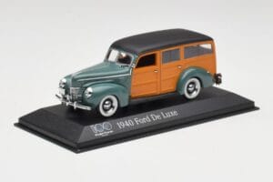 Ford Deluxe Woody Forest Verde Minichamps 1:43 FORD20002 Metal - imaginea 2 din 4