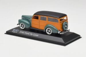 Ford Deluxe Woody Forest Verde Minichamps 1:43 FORD20002 Metal - imaginea 3 din 4