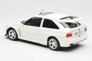 Ford Escort RS Cosworth Alb Norev 1:18 182776 Metal - imaginea 5 din 6