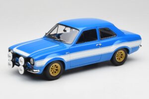Ford Escort Mk1 RS 1600 Albastru Alb Dungi Minichamps 1:18 100688102 Metal