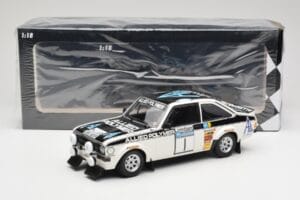 Ford Escort Mk2 RS 1800 #1 T. Mäkinen / H. Liddon Allied Polymer Group Winners Lombard RAC Rally 1975 Minichamps 1:18 1557587 - imaginea 6 din 6