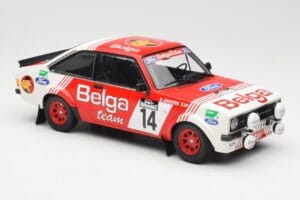 Ford Escort Mk2 RS 1800 #14 Droogmans / Joosten Belga 3rd Place Lotto Haspengouw Rally 1983 Minichamps 1:18 155838714 Metal - imaginea 4 din 6