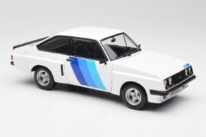 Ford Escort Mk2 RS 2000 X-Pack Diamond Alb & Albastru Decor MCG 1:18 MCG18351 Metal - imaginea 4 din 6