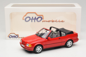 Ford Escort Mk4 XR3i Cabriolet Flamenco Red Otto 1:18 OT1254 Rășină - imaginea 6 din 6