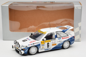 Ford Escort RS Cosworth Mobil 1 #6 F. Delecour / D. Grataloup Rally Monte Carlo Night Version Winner 1994 UT Models 1:18 3945 - imaginea 8 din 8