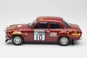 Ford Escort RS 1600 Mk1 #10 H. Mikkola / J. Davenport RAC Rally 1974 IXO 1:18 18RMC047C Metal - imaginea 3 din 6