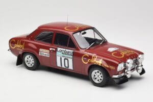 Ford Escort RS 1600 Mk1 #10 H. Mikkola / J. Davenport RAC Rally 1974 IXO 1:18 18RMC047C Metal - imaginea 4 din 6