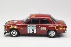 Ford Escort RS 1600 Mk1 #15 M. Alen / I. Kivimäki RAC Rally 1974 IXO 1:18 18RMC047B Metal - imaginea 3 din 6